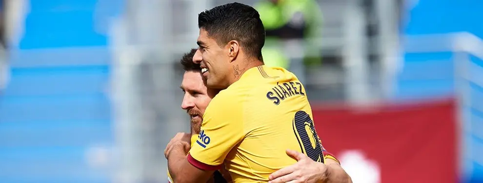 Luis Suárez y Messi cortan tres cabezas tras la victoria sufrida del Barça