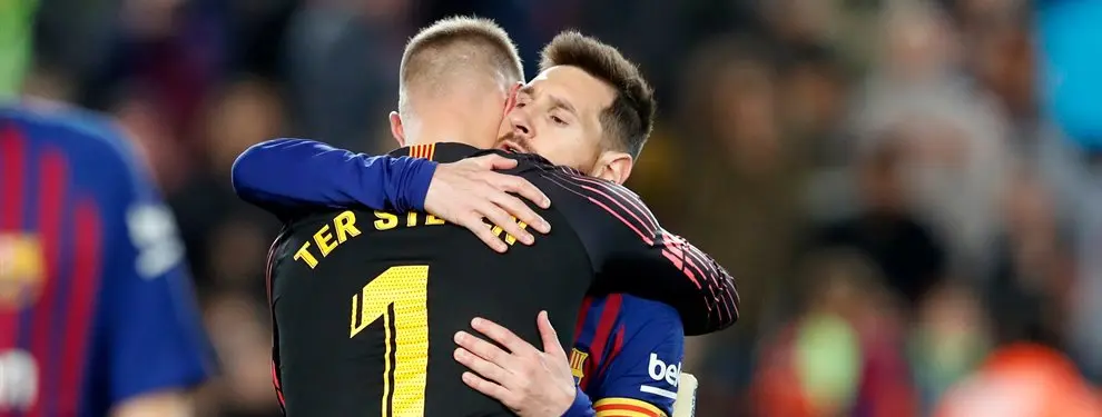 Messi echó una bronca inesperada (y Ter Stegen la apoyó)