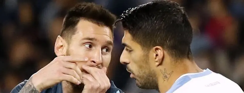 ¡Se citaron para pegarse! La pelea más fea de Messi y Luis Suárez