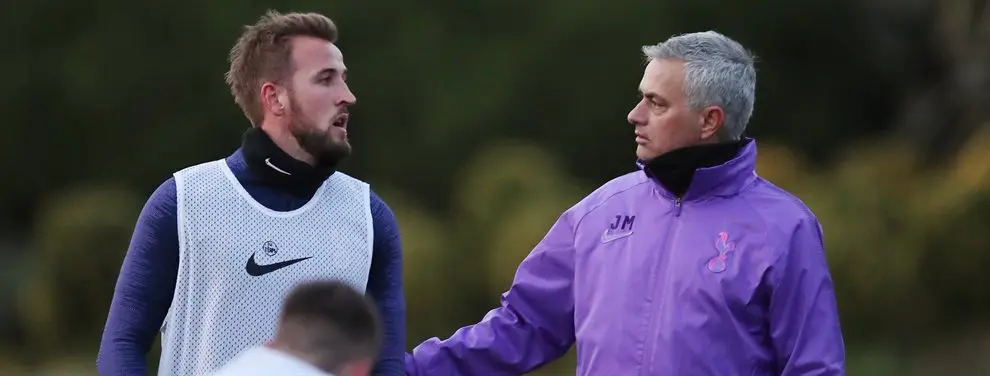 Harry Kane se encara con Mourinho ¡Ojo a la advertencia! (El Madrid ríe)