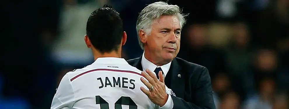 ¡James Rodríguez y Ancelotti otra vez juntos! Alucinarás con su nuevo club