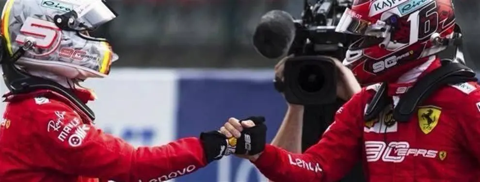 Leclerc no se corta y habla sobre Vettel, ¡solo piensa en vencerle!