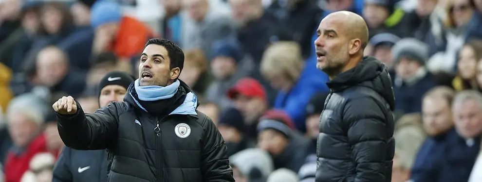 Primera guerra entre Arteta y Guardiola ¡por un crack que quiere el Barça!