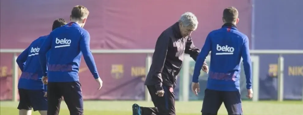 Setién se lo piensa. Un crack del Barça ha dado el visto bueno a salir