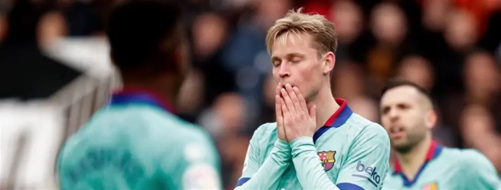 Alarma en Barcelona: entre Setién y De Jong han saltado chispas