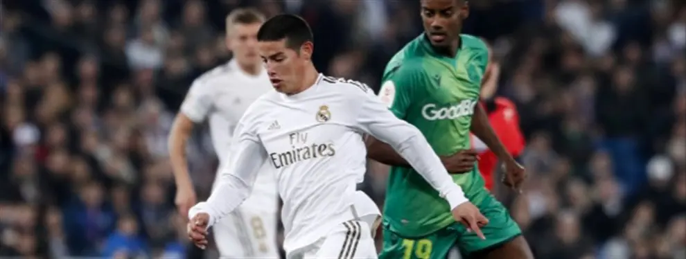 Zidane se encara con James Rodríguez: ojo al lío en el Madrid-Real Sociedad