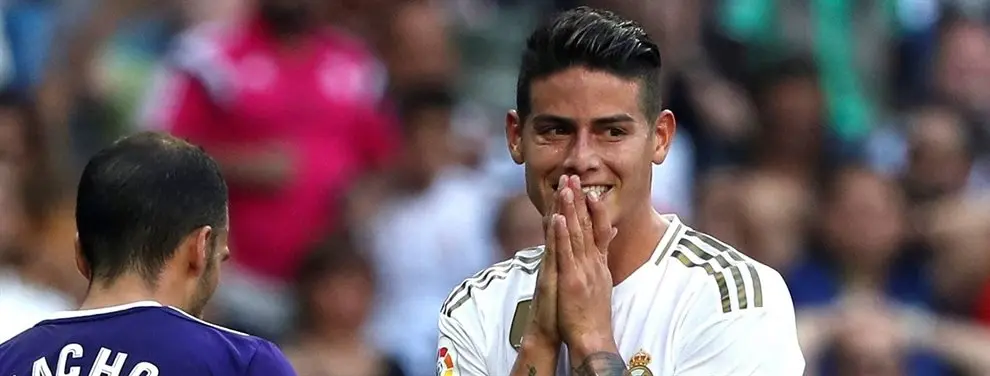 James Rodríguez tiene destino para dejar el Real Madrid (¡y no en Europa!)