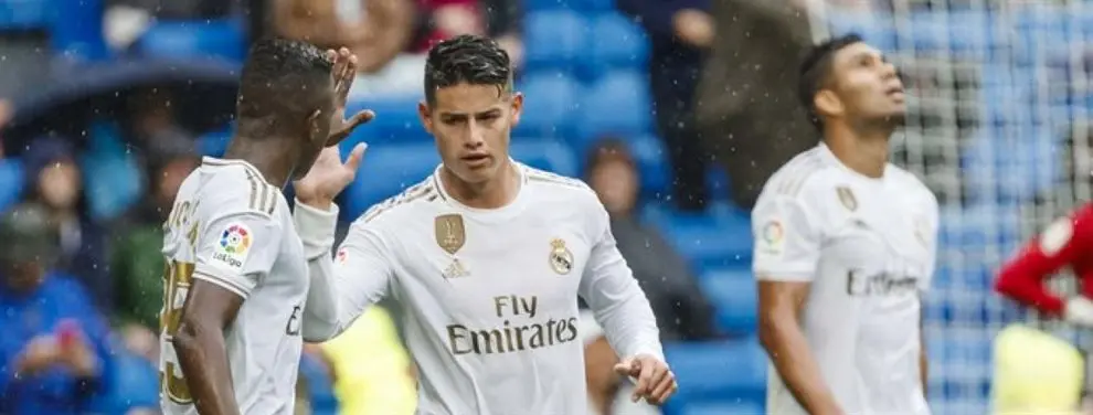 James Rodríguez entra en la operación y Florentino Pérez añade 65 millones