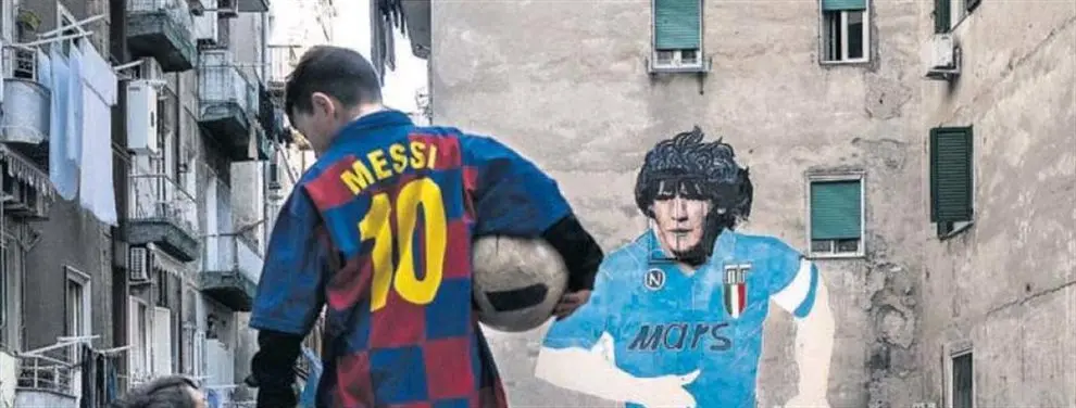 ¡Bomba brutal! Messi se puede quedar en Nápoles. Le quieren allí