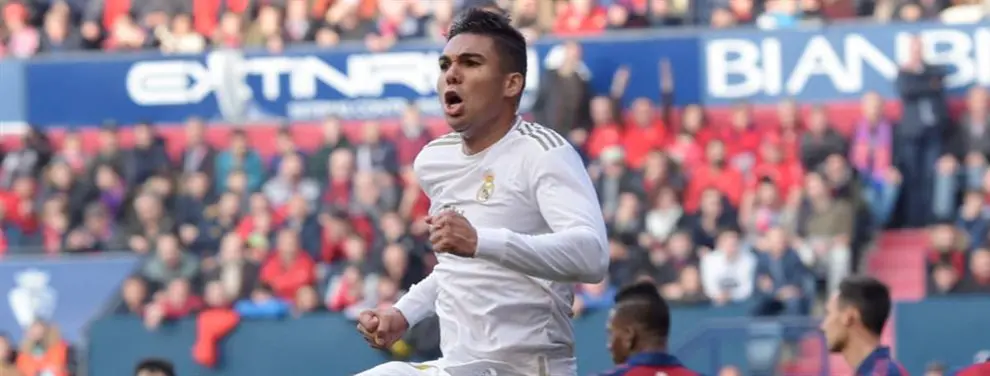 Hay relevo para Casemiro: el tapado que seduce mucho a Zidane