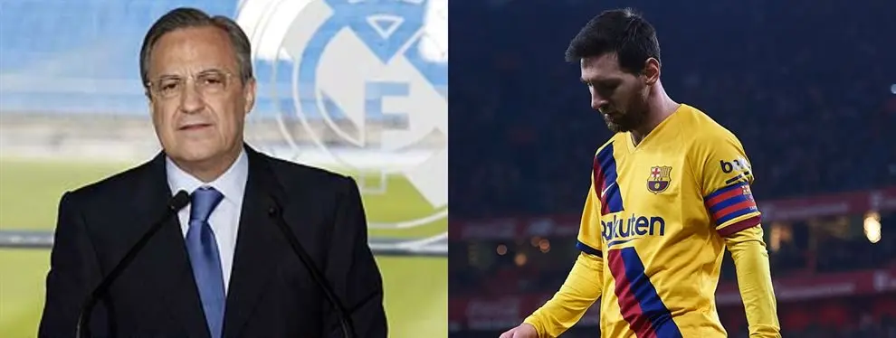 O lo fichan ya o se va a la Premier: Messi y Florentino Pérez, avisados