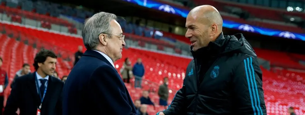Florentino Pérez lo sigue de cerca: el tapado para cargarse a Zidane