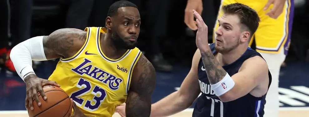 ¡Este título de la NBA, decidido! Lebron James y Doncic no lo aceptan