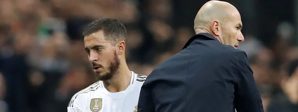 Zidane llama a Hazard y le dice la terrible noticia ¡El belga hundido!
