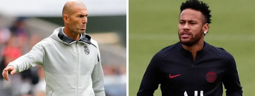 Zidane no le quiere dejar salir y tiene una oferta para irse con Neymar
