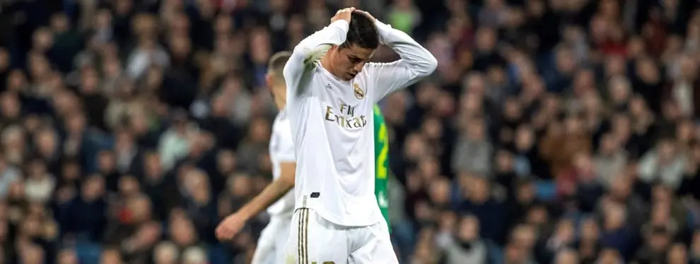 James Rodríguez dejará el Real Madrid y solo un equipo quiere pagarle