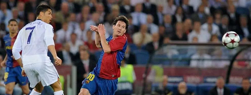 Messi y CR7 no jugaron juntos en el Barça de Pep por una llamada