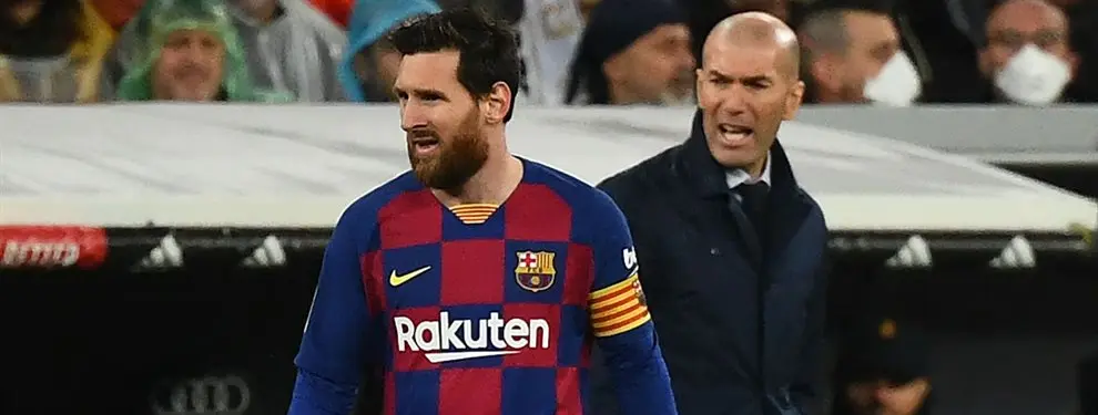 Zidane lo descarta porque solo quiere jugar en el Barça con Leo Messi