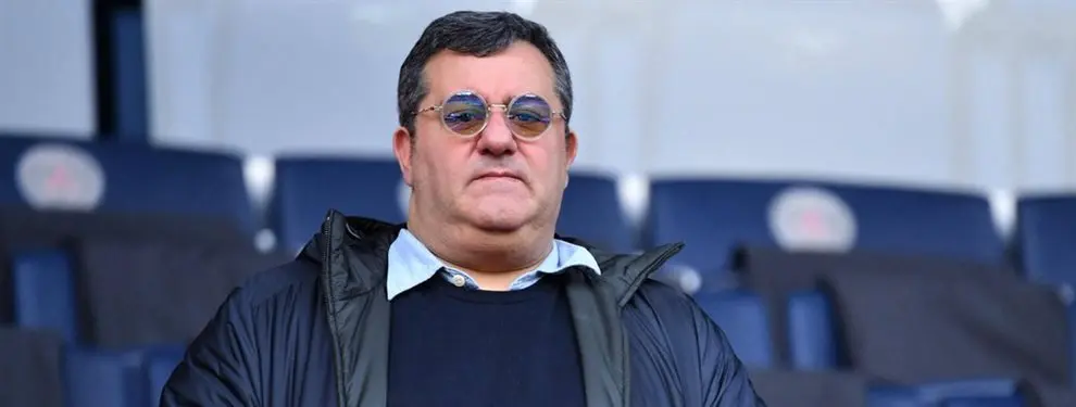 Mino Raiola se la lía al Barça: la estrella que ahora le da al Real Madrid