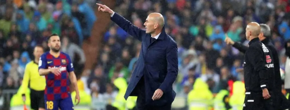 ¡Zidane no da crédito! El objetivo del Barça en el Real Madrid