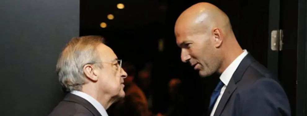 Zidane solo piensa en su fichaje y Florentino Pérez lo quiere descartar