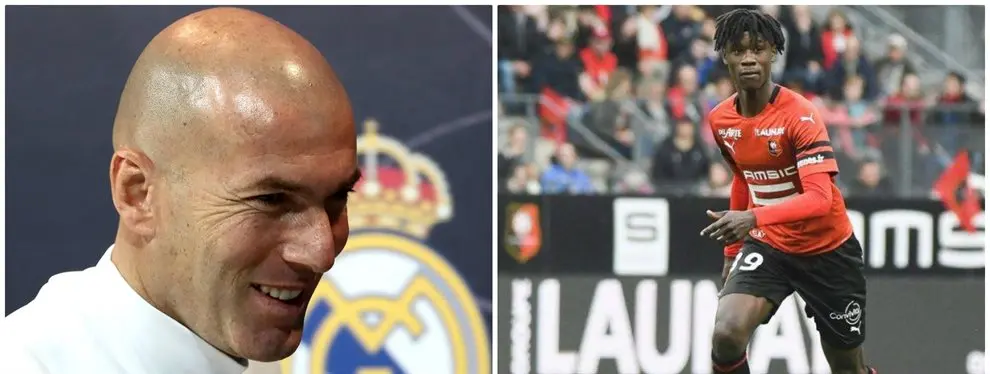 Zidane convence a la junta directiva de fichar a Camavinga con esto…