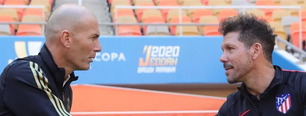 El golpe más duro a Simeone: Zidane apunta un nombre en el Atlético