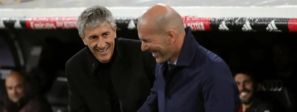 Zidane y Setién se van de vacío: el crack que renueva contrato con su club