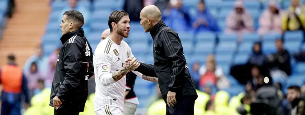 Sergio Ramos calla: la bronca de un jugador del Real Madrid con Zidane