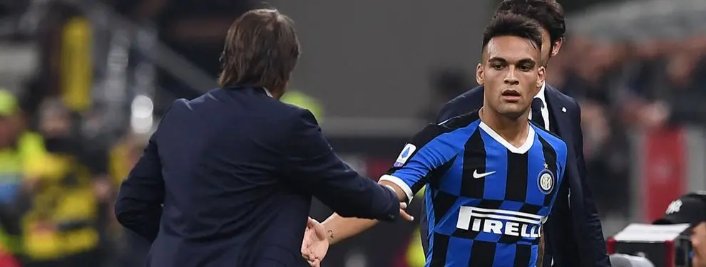 Antonio Conte prepara un sustituto 'Low Cost' para Lautaro Martínez