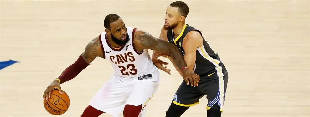 Stephen Curry se mueve y Lebron James siente pánico ¡Vaya equipazo!