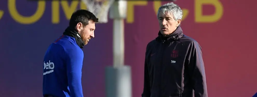 ¡Quique Setién cuenta con él! Y Messi presiona para que lo echen