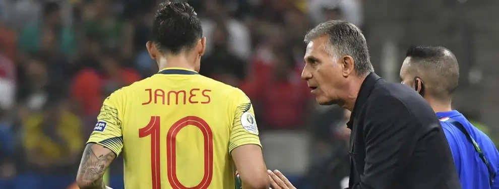 Lío con James Rodríguez: “Si es por Queiroz, lo saca de la selección”