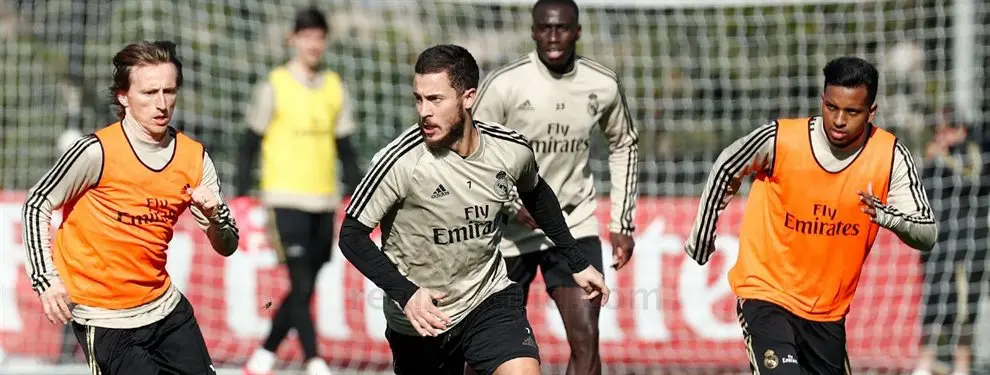 Eden Hazard se lo cuenta a Zinedine Zidane ¡Revolución en el Madrid!