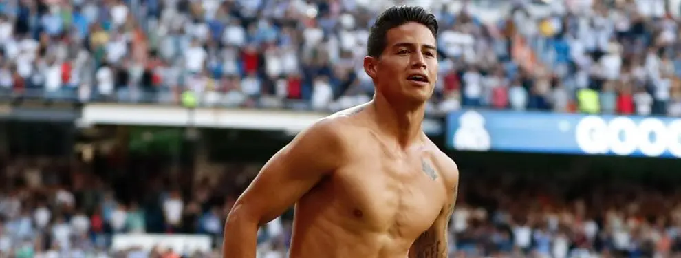James Rodríguez recibe una llamada inesperada: Y es para dejar el Madrid