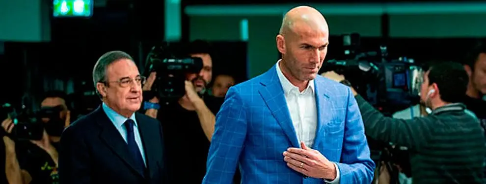 Florentino Pérez tiene un as en la manga: el delantero sorpresa para Zidane