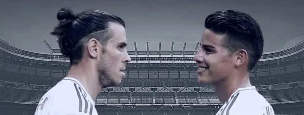 Última llamada: Gareth Bale y James Rodríguez se la juegan