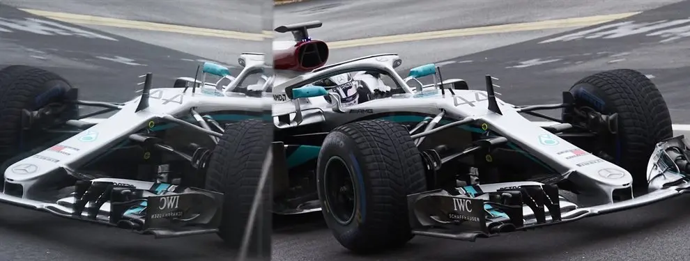 Lewis Hamilton ya tiene nuevo coche y Mercedes alucina