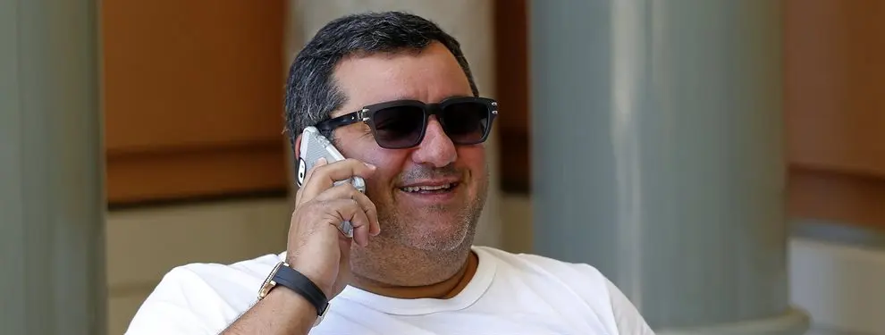 Mino Raiola intenta convencer al Barça: el crack que les regala