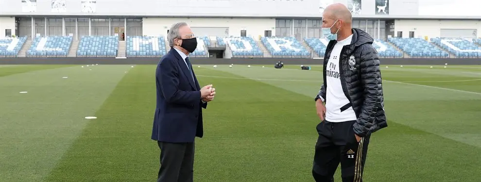 Florentino Pérez y Zidane sellan el acuerdo: fichaje galáctico hasta 2023