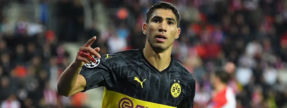 Achraf Hakimi vuelve: el Borussia Dortmund ya tiene a su reemplazo