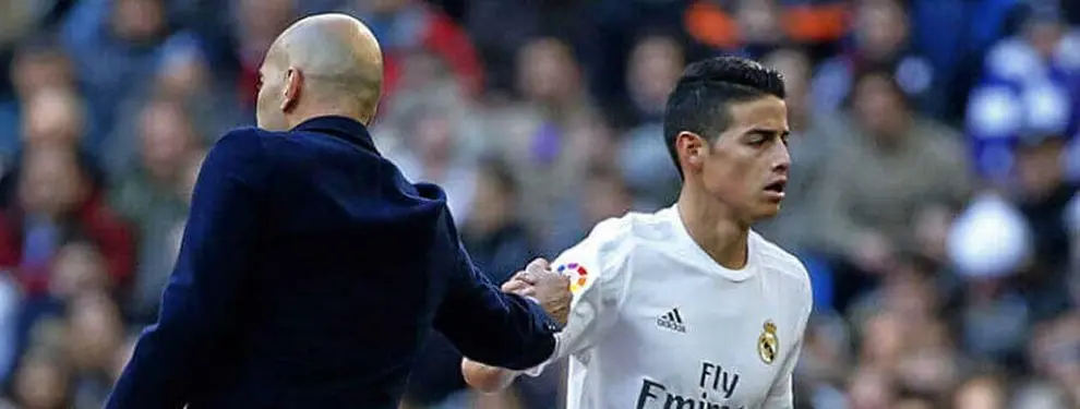 James Rodríguez se lo agradece a Zidane (y es por esto)