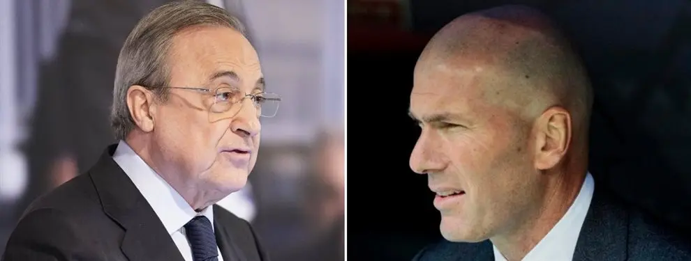 Florentino Pérez y Zidane hablan con el crack y lo quieren listo el día 21