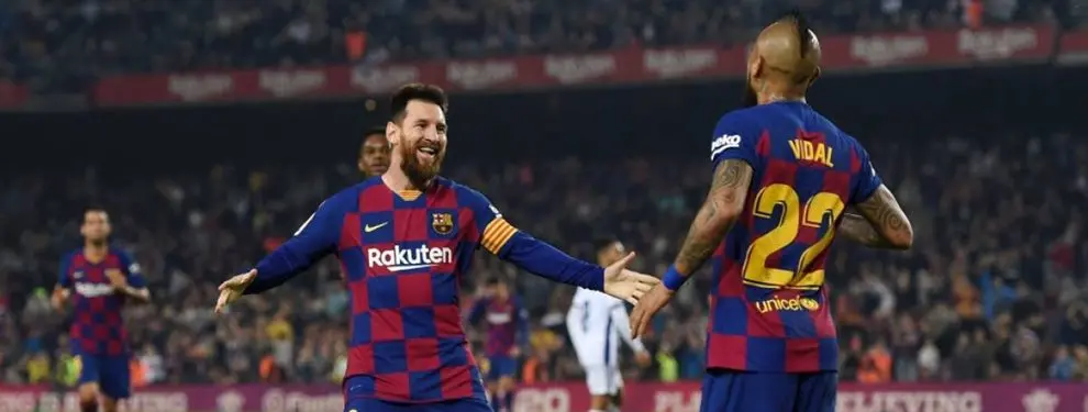 Messi alucina con Arturo Vidal y el guiño a un equipo TOP