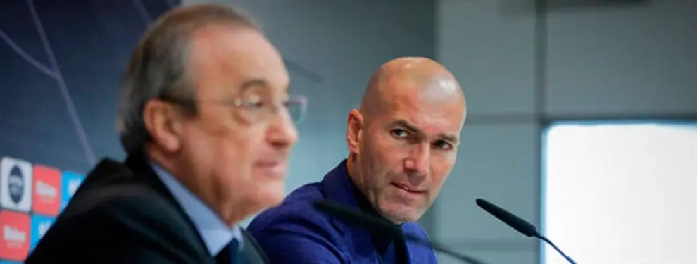 Florentino Pérez tiene un problema que no gustará a Zidane
