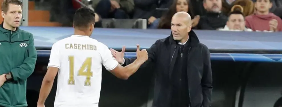 Zidane se adelanta al PSG por el sustituto de Casemiro