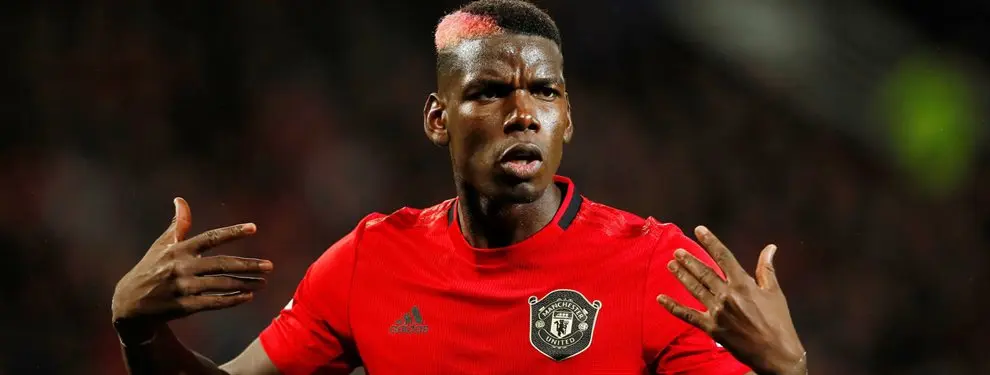 Pogba quiere salir del Manchester United y no para ir al Real Madrid