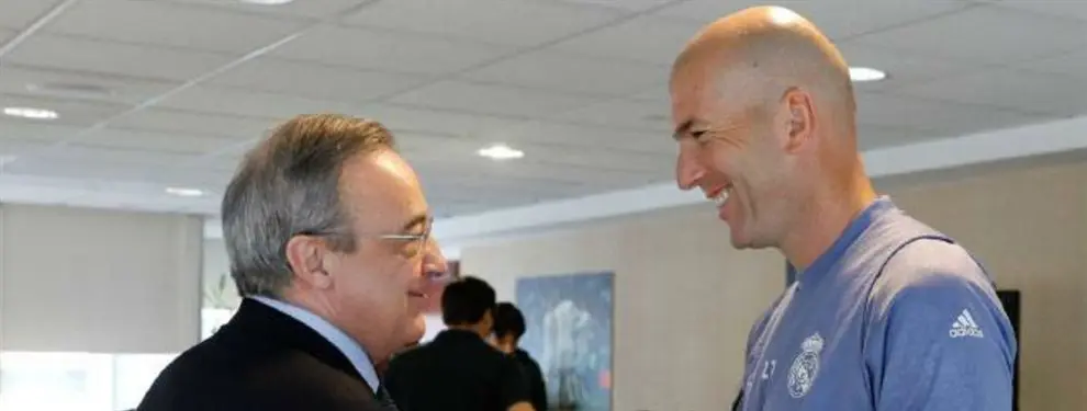 Florentino Pérez se lo cuenta a Zidane: una renovación mortal