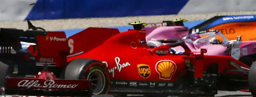 Leclerc y Vettel se pegan de nuevo en la pista y Ferrari toca fondo