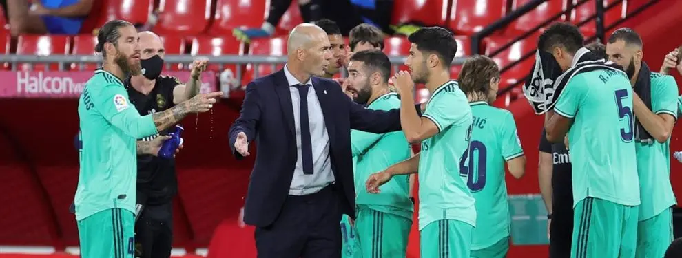 Zidane lo ofrece otra vez: el delantero que gana enteros para el Madrid